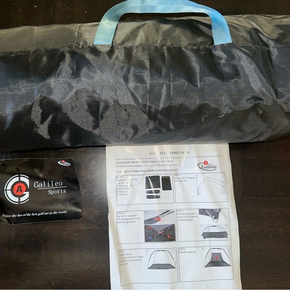 Galileo 12x7FT Golf Net Hitting Driving Practice GolfNet Backyard Outdoor Indoor - Picture 2 of 2